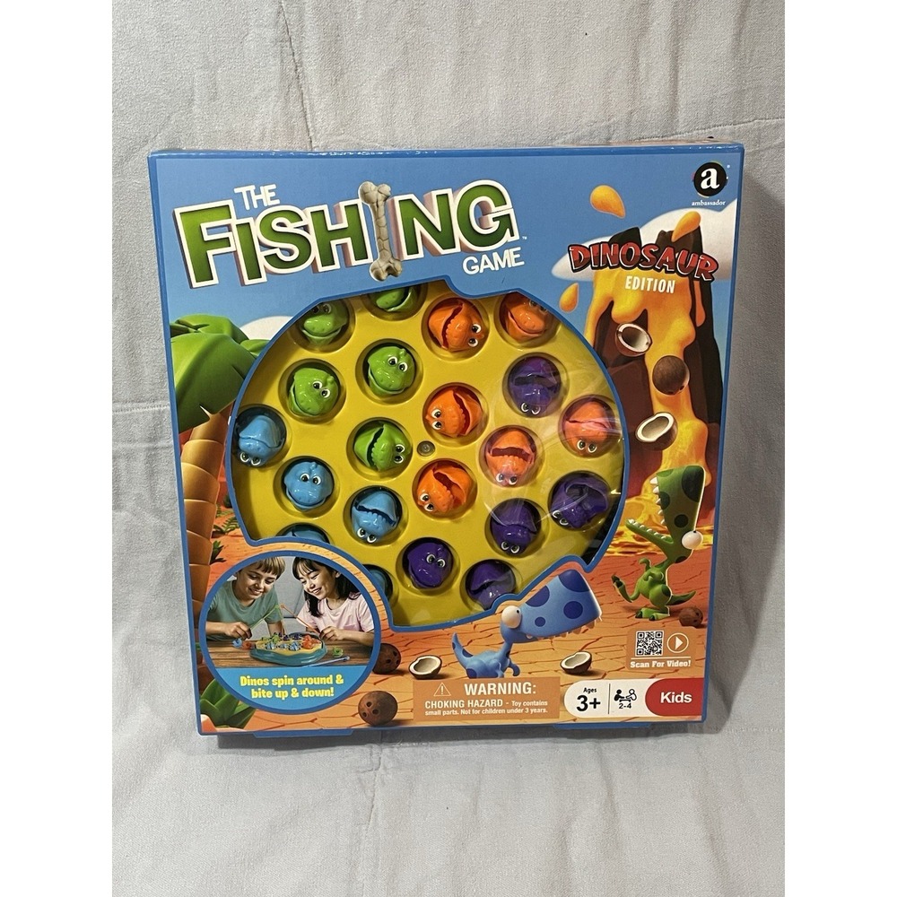 NEW Ambassador Games -‎ Fishing Game – Dinosaur Edition – Animated Catching Game
